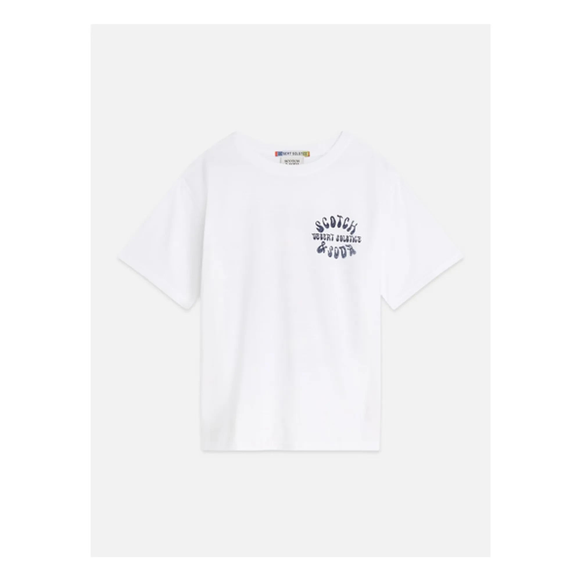 Scotch & Soda - Logo Print T-shirt | White