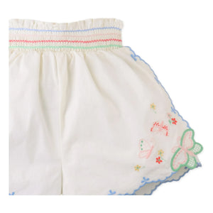 Gingersnaps - Jisoo Embroidered Shorts | White