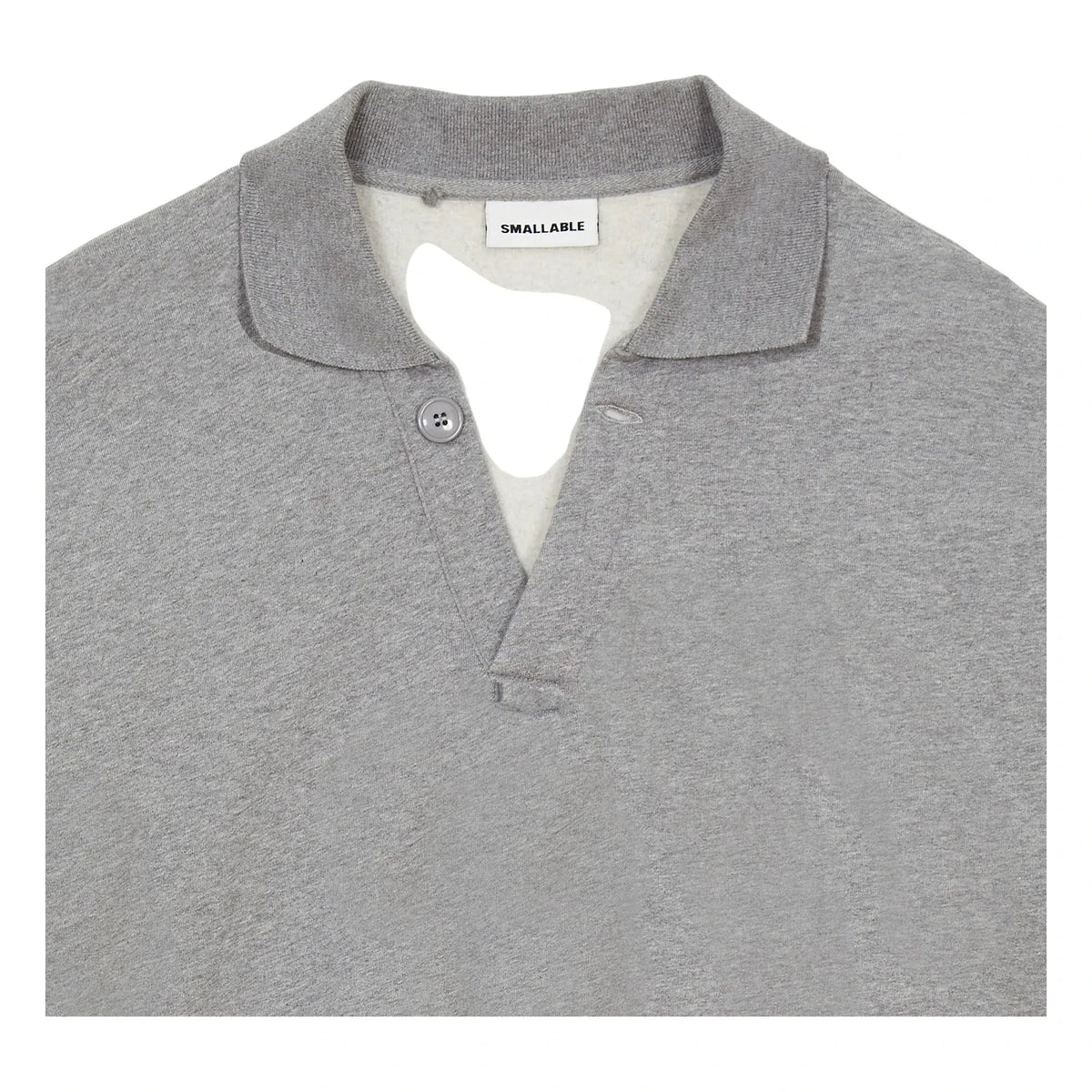 Smallable Man - Bob Bisiklet Yaka Sweatshirt | Heather Grey