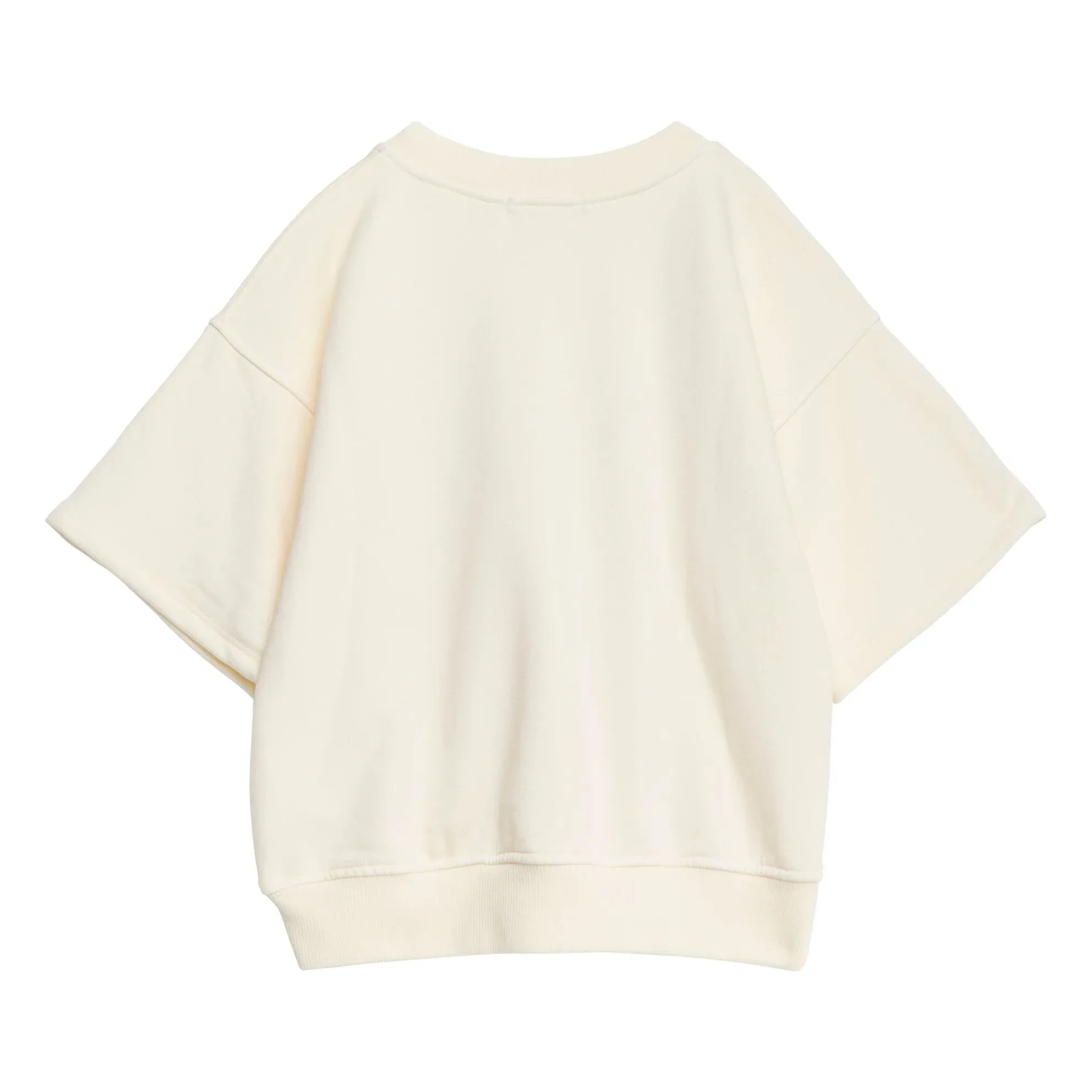 True Artist - Short Sleeve Sweatshirt N°13 Organic Cotton | Cream