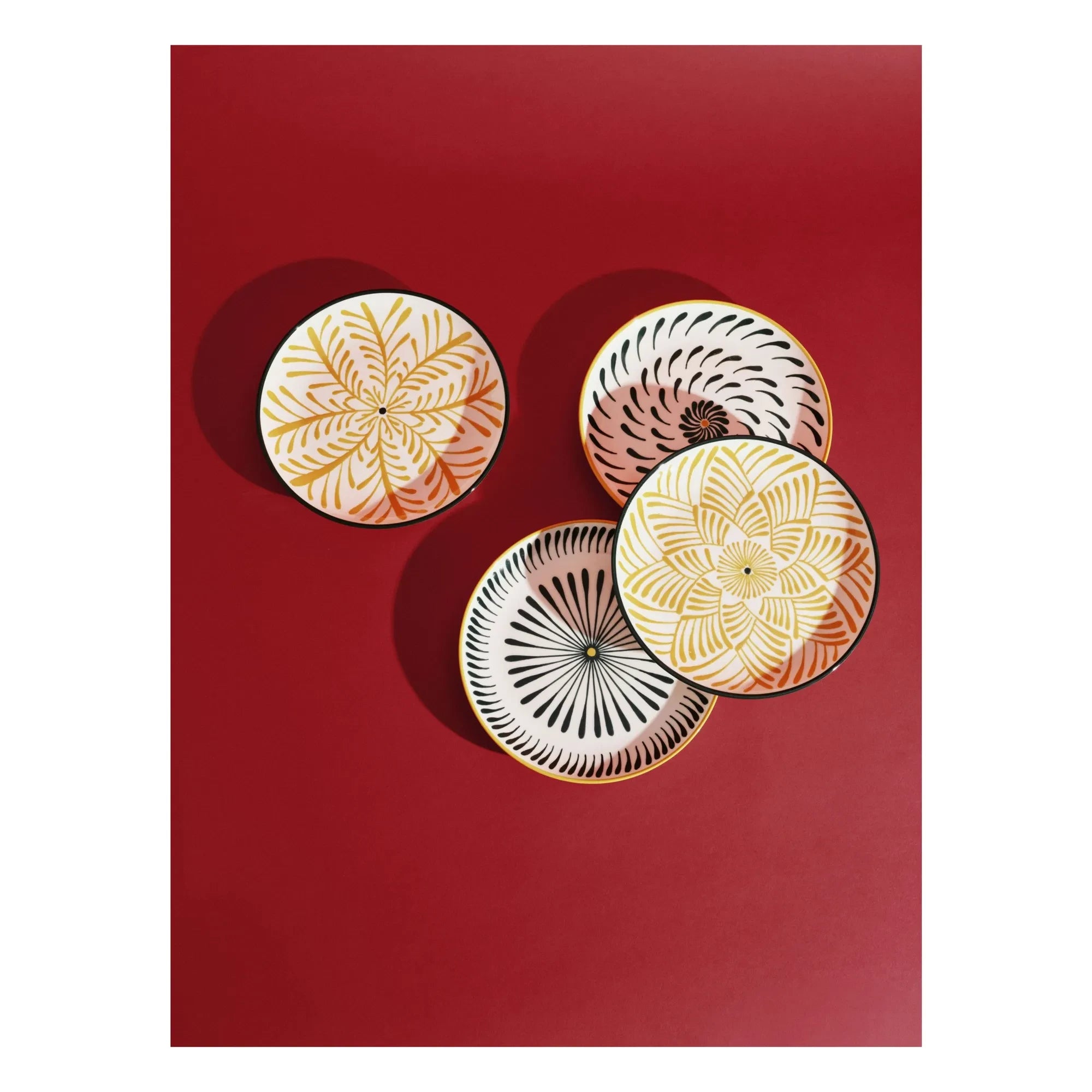 Serax - Baazar Dinner Plates, Waww La Table - Set of 4 | Green