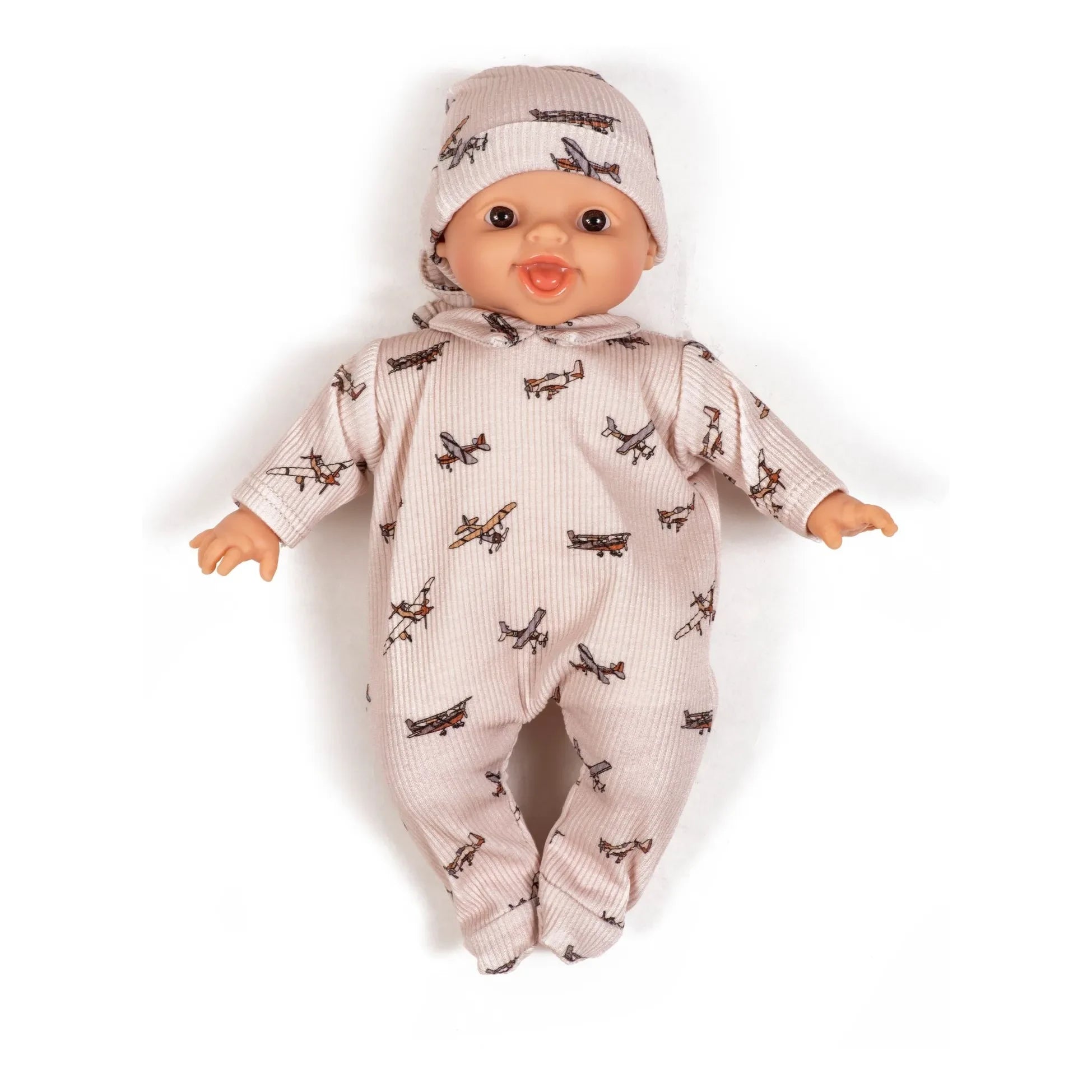 Minikane - Poupon Babies Léo I Sleep Corentin Small Airplanes