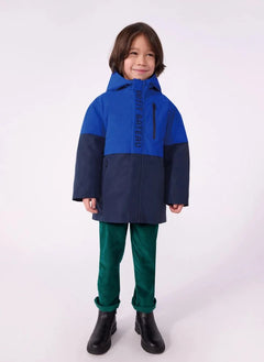 Petit Bateau - Color-block parka | Blue