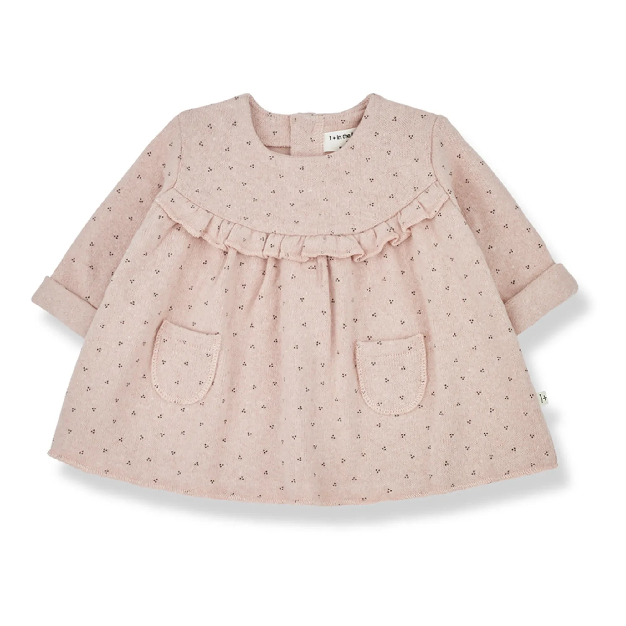 1+ in the family - Elke Recycled Material Dress | Light Pink