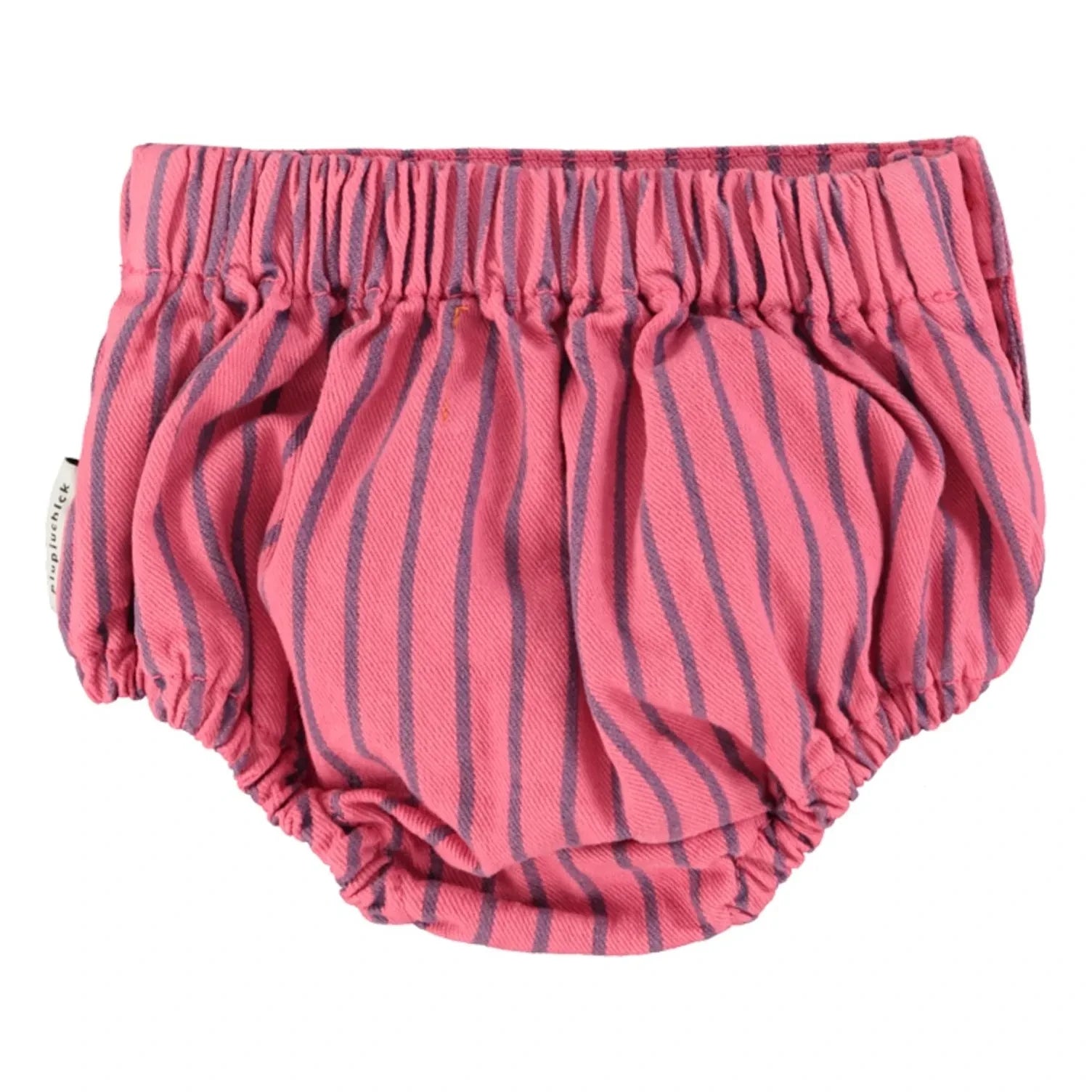 Piupiuchick - Striped Denim Bloomer | Pink