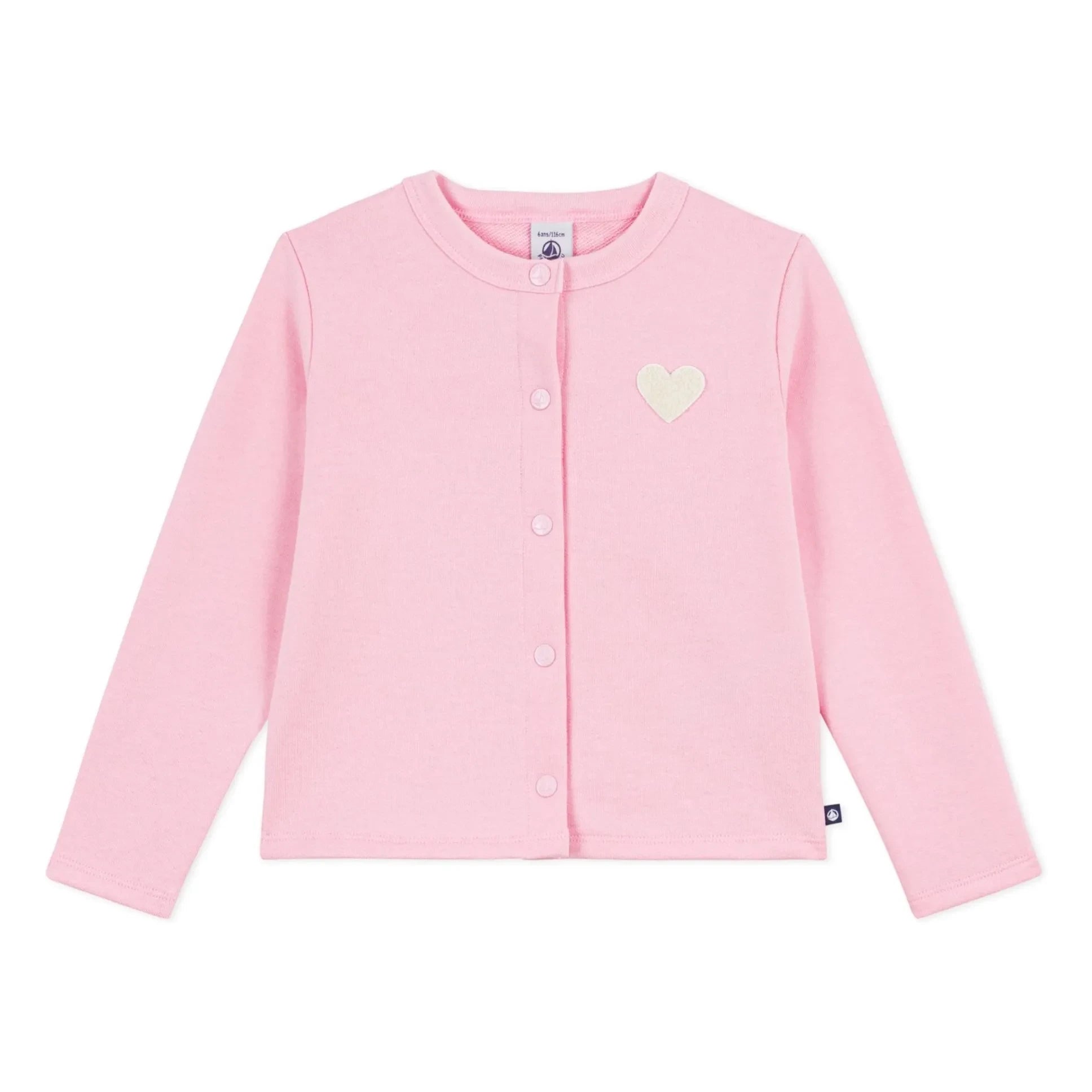 Petit Bateau - Solid Fleece Jacket | Pink