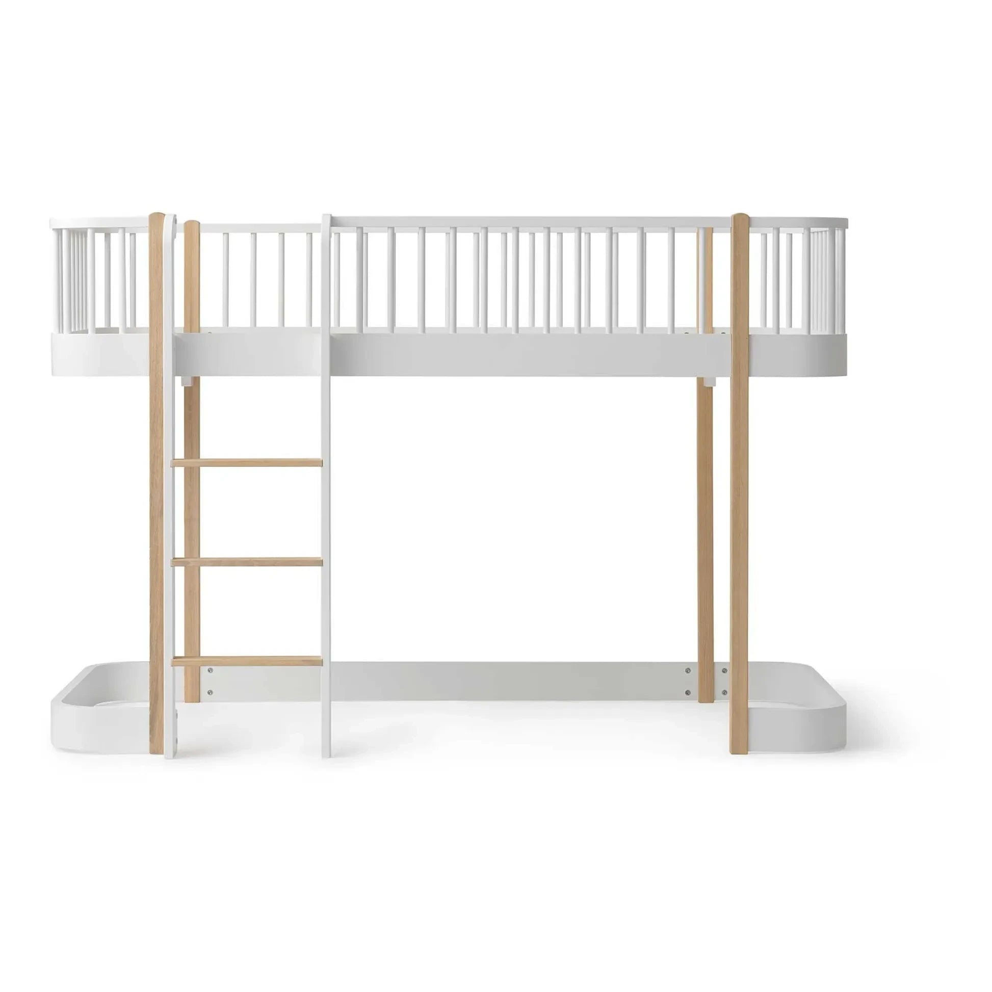 Oliver Furniture - Orijinal Ahşap Çatı Yatak 90x200 cm | Meşe