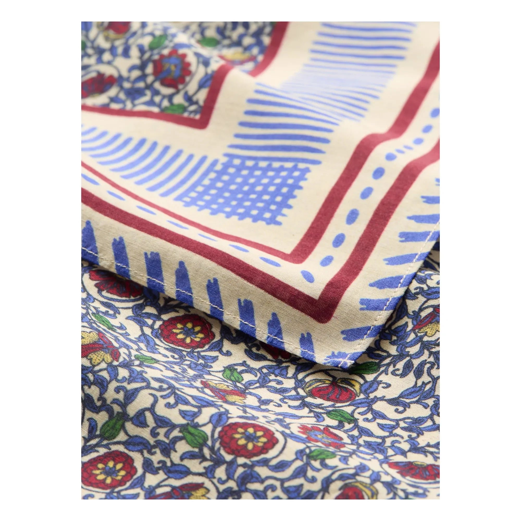 Becksöndergaard - Asfloria Cotton & Silk Shawl | Blue