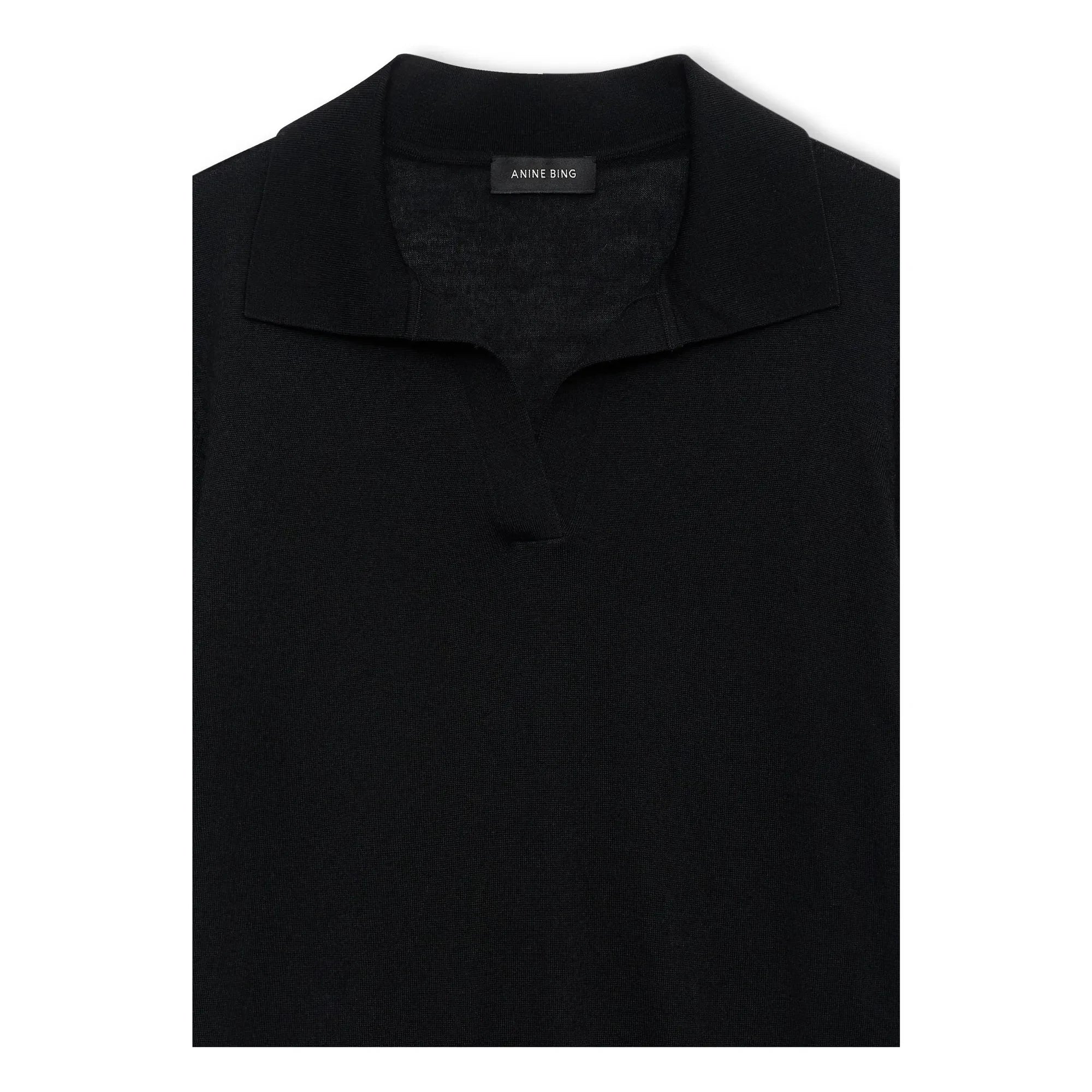 Anine Bing - Polo Moni | Black
