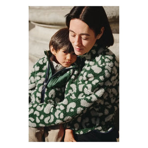 Liewood - Nelson Leopard Print Sherpa-Style Jacket Made from Recycled Fibers | Green