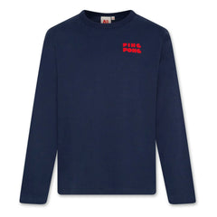 AO76 - Ben Ping Pong Organic Cotton T-Shirt | Navy Blue