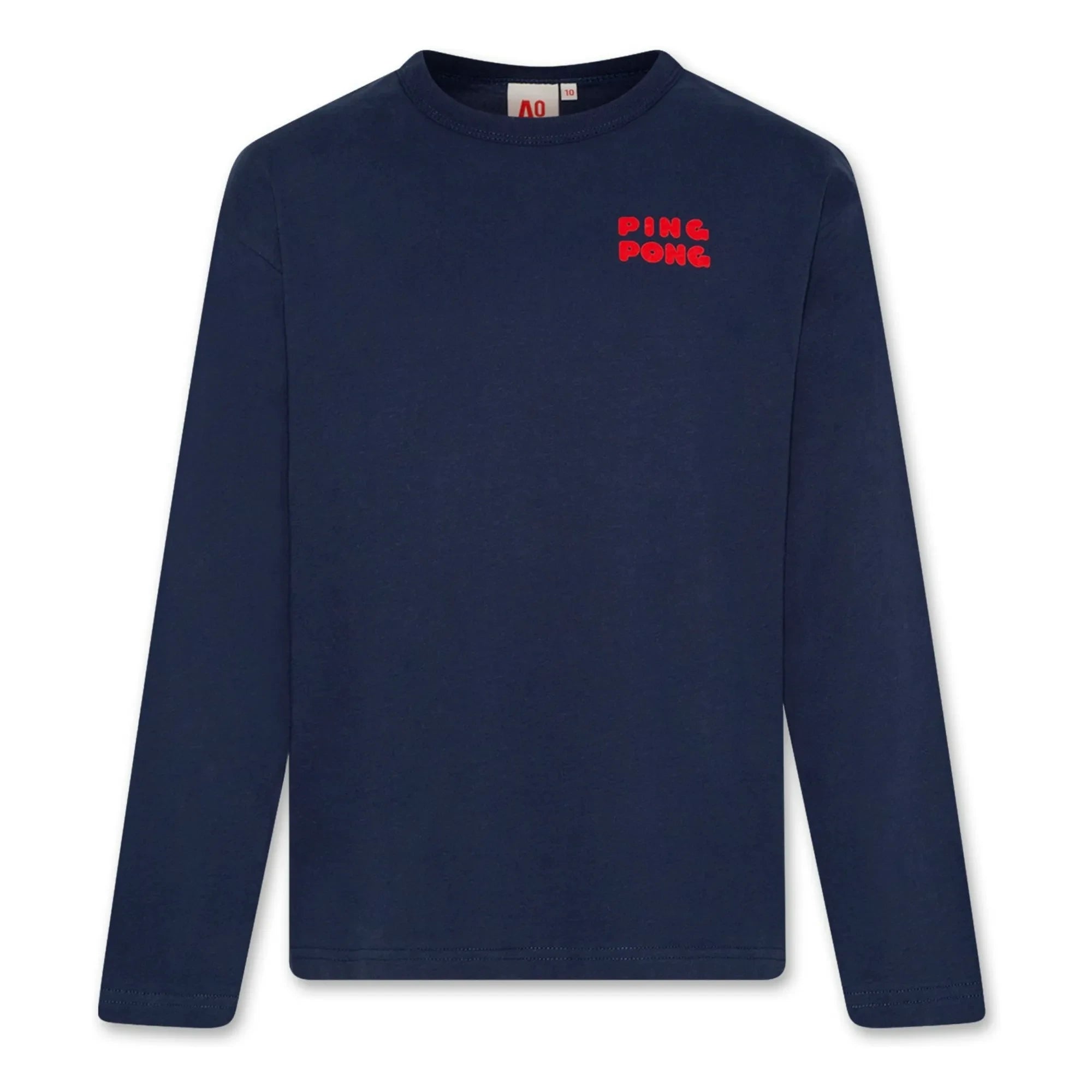 AO76 - Ben Ping Pong Organic Cotton T-Shirt | Navy Blue