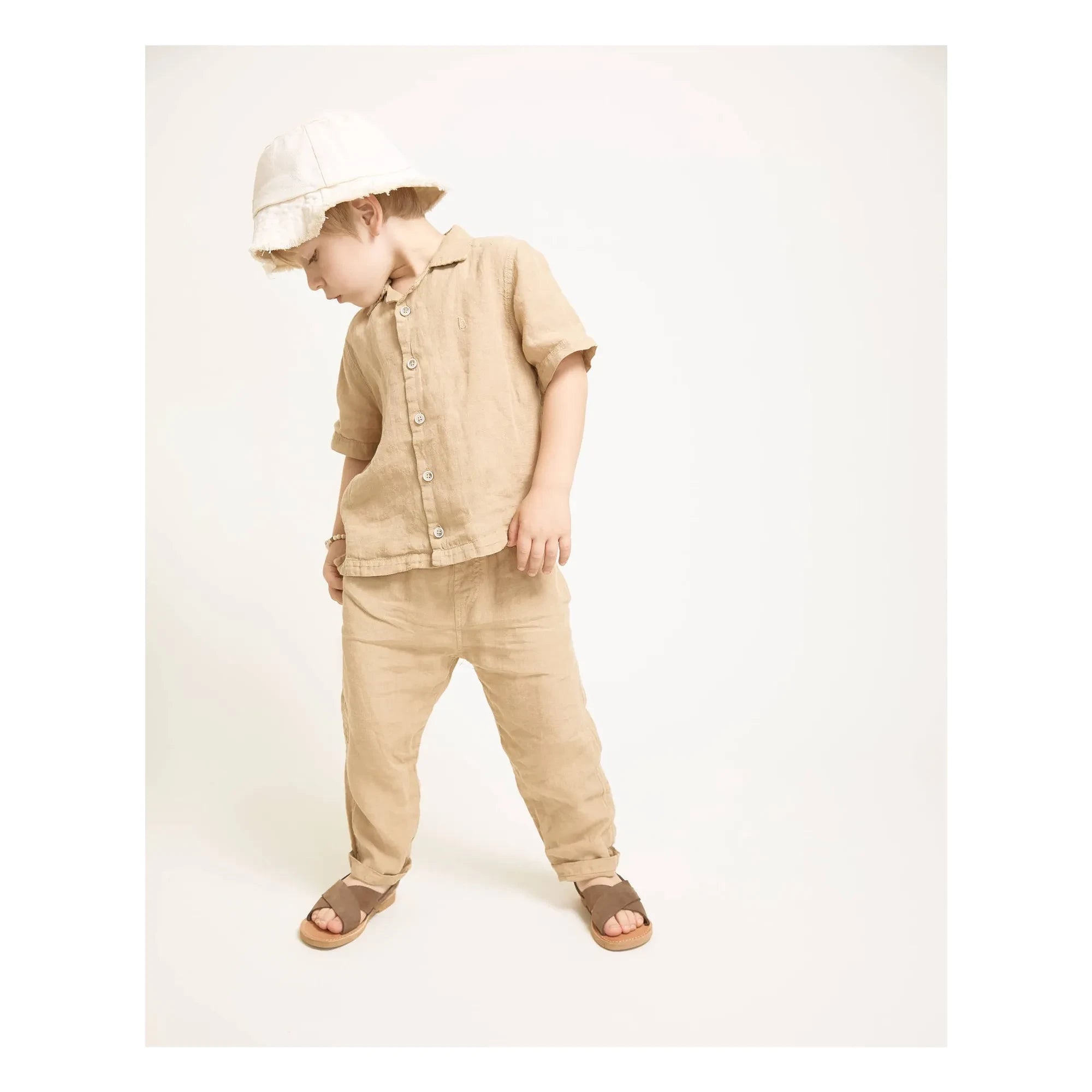 Búho - Linen Pants | Beige