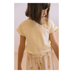 Studio Bohème - Bama Organic Cotton T-Shirt | Light Yellow
