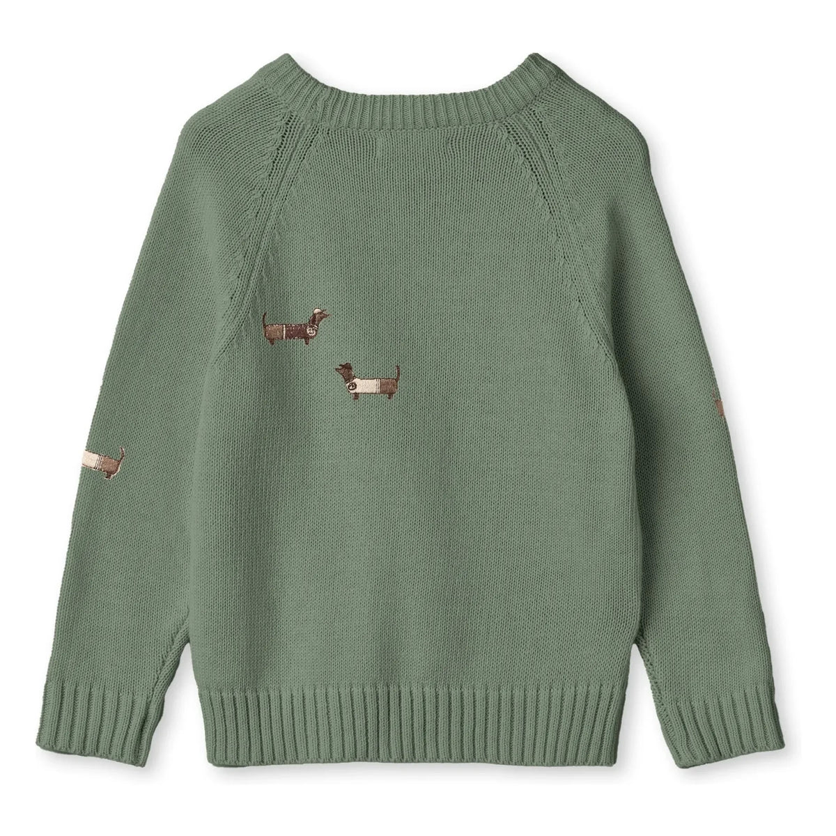Fliink - Mahdi Dogs Organic Cotton Sweater | Sea Green