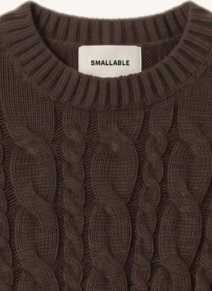 Smallable Woman - Marguerite Wool Sweater | Brown