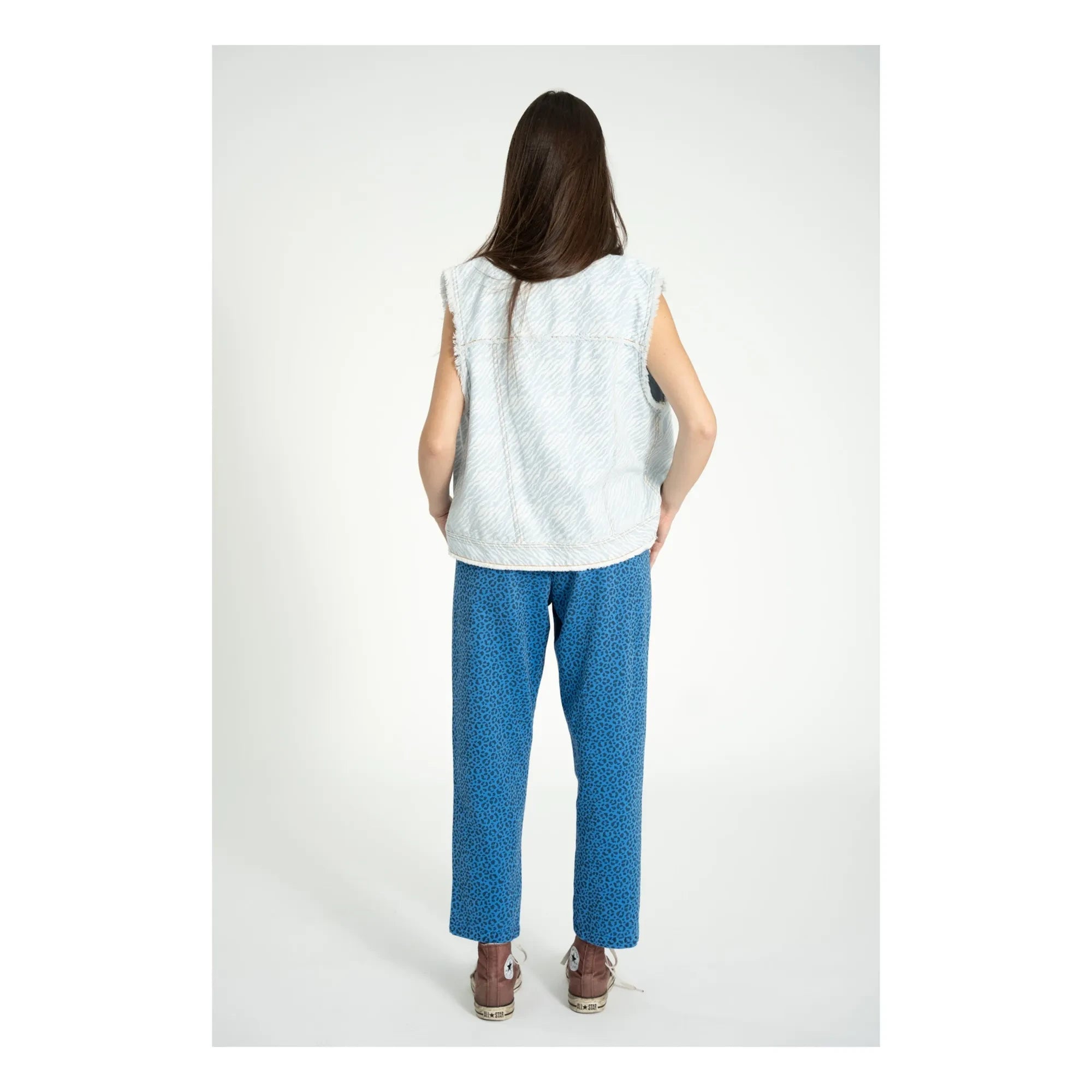 Sisters Department - Sleeveless Vest | Denim Blue