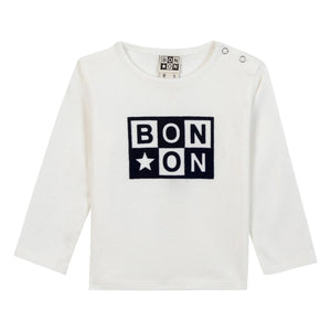 Bonton - Cab Logo T-Shirt | Ecru