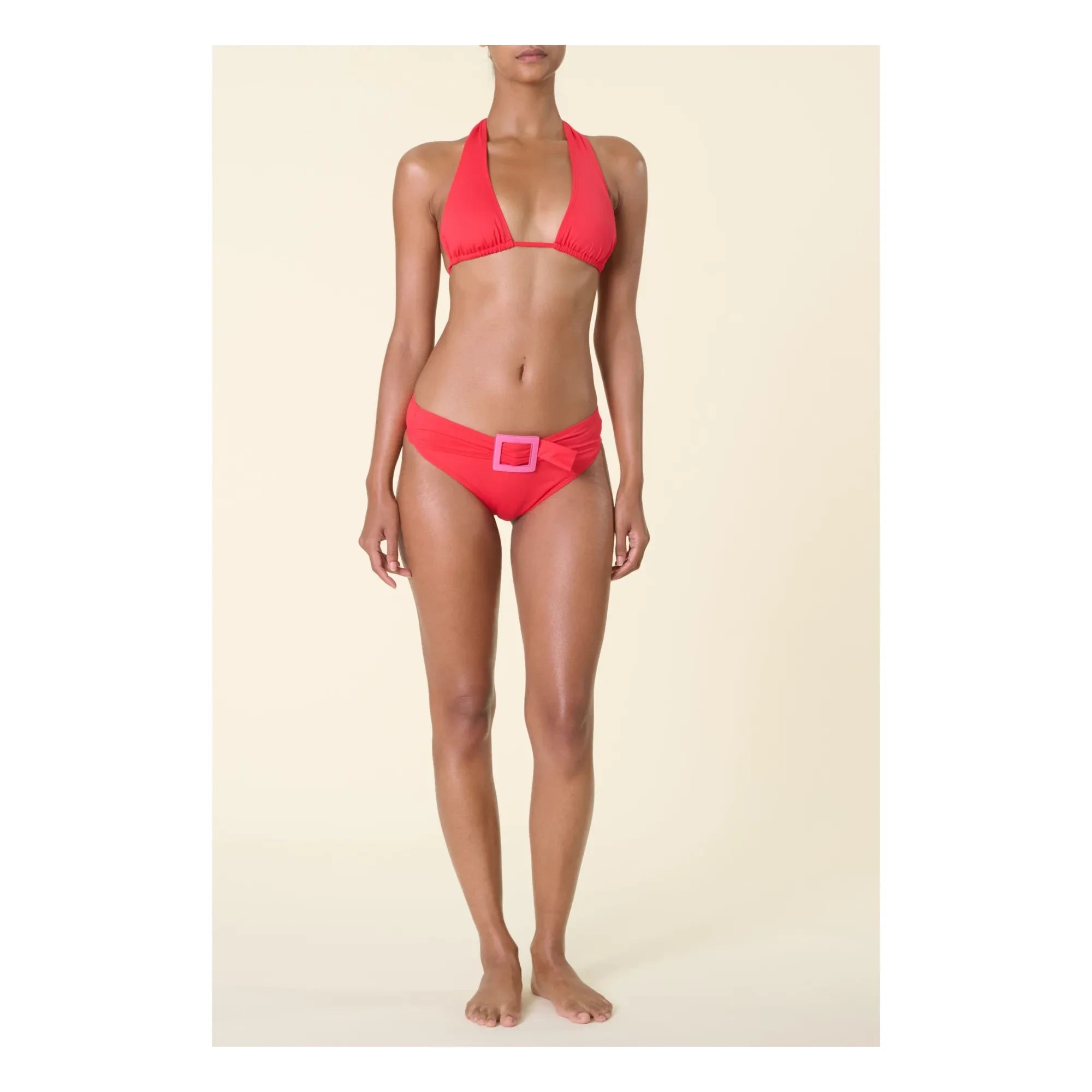 Casa Rosa - Carlotta Maillot Top | Red