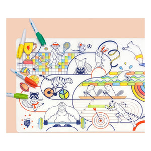 Superpetit - 5 Felt-tip Sports Painting Sets