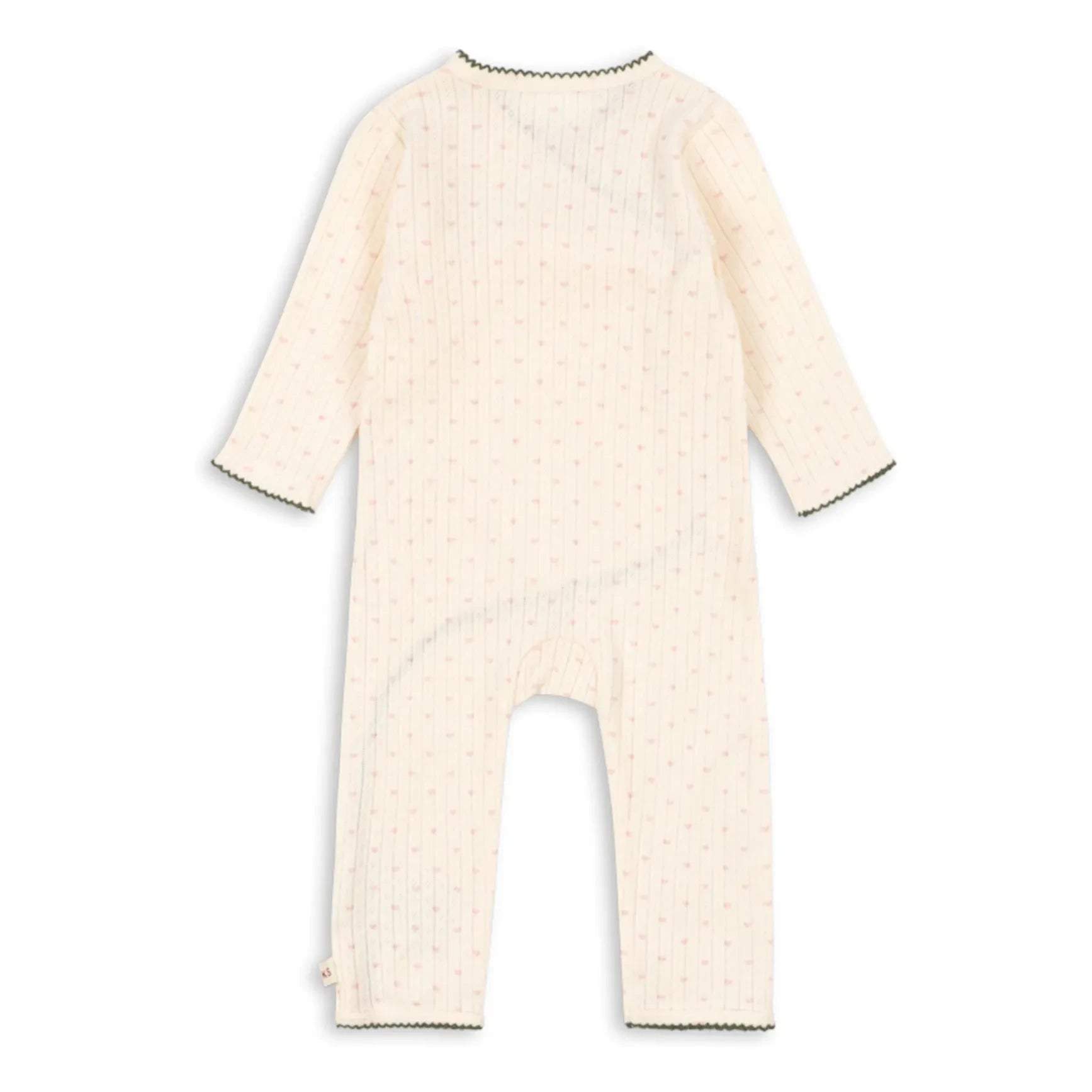 Konges Sløjd - Minnie heart romper Organic cotton | Ecru