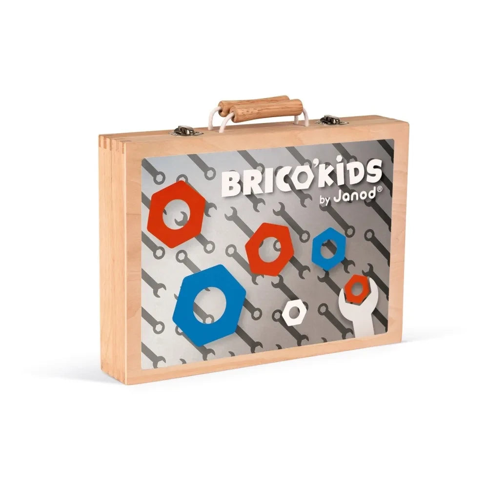 Janod - Brico Kids Tool Kit - 9 Pieces