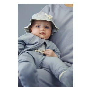 Gray Label - Striped Bob Organic Cotton | Turquoise Blue