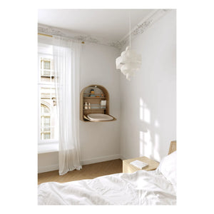 KAS Kopenhagen - Kai Wall-Mounted Changing Table | Oak
