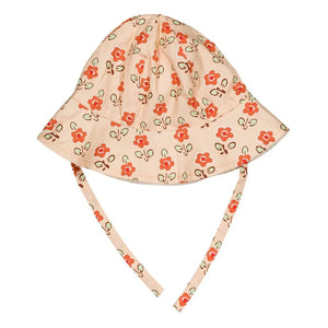Hello Simone - Piupiu Fleuri Hat | Apricot