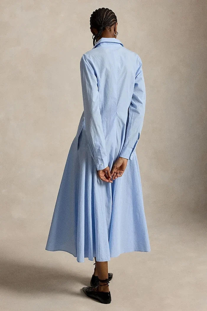 Polo Ralph Lauren pamuklu gömlek elbise