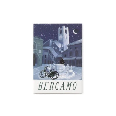Legami - Bergamo Illustrated Magnet - World Cities Collection