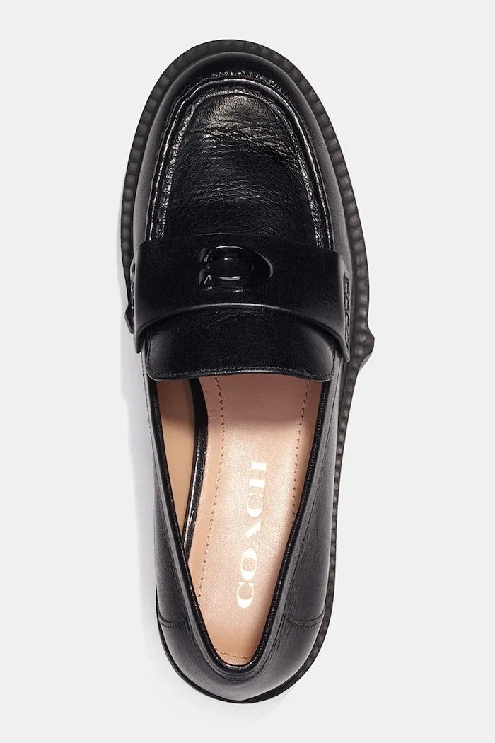 Coach kadın deri loafer Leah Loafer