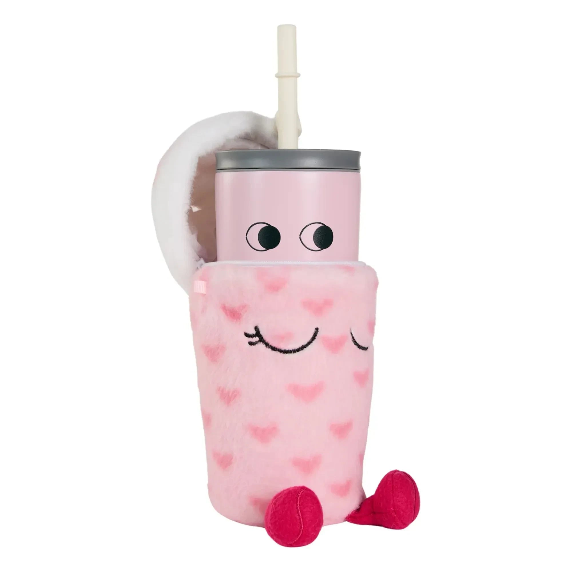 Asobu - Lulu Insulated Cap Lid Thermos Cup | Pink