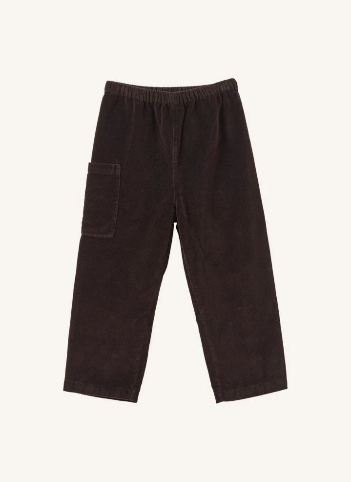 Caramel - Chestnut Velvet Trousers | Chocolate