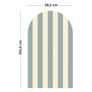 Ferflex - Arche çizgili kaplamalı manyetik pano | Mavi