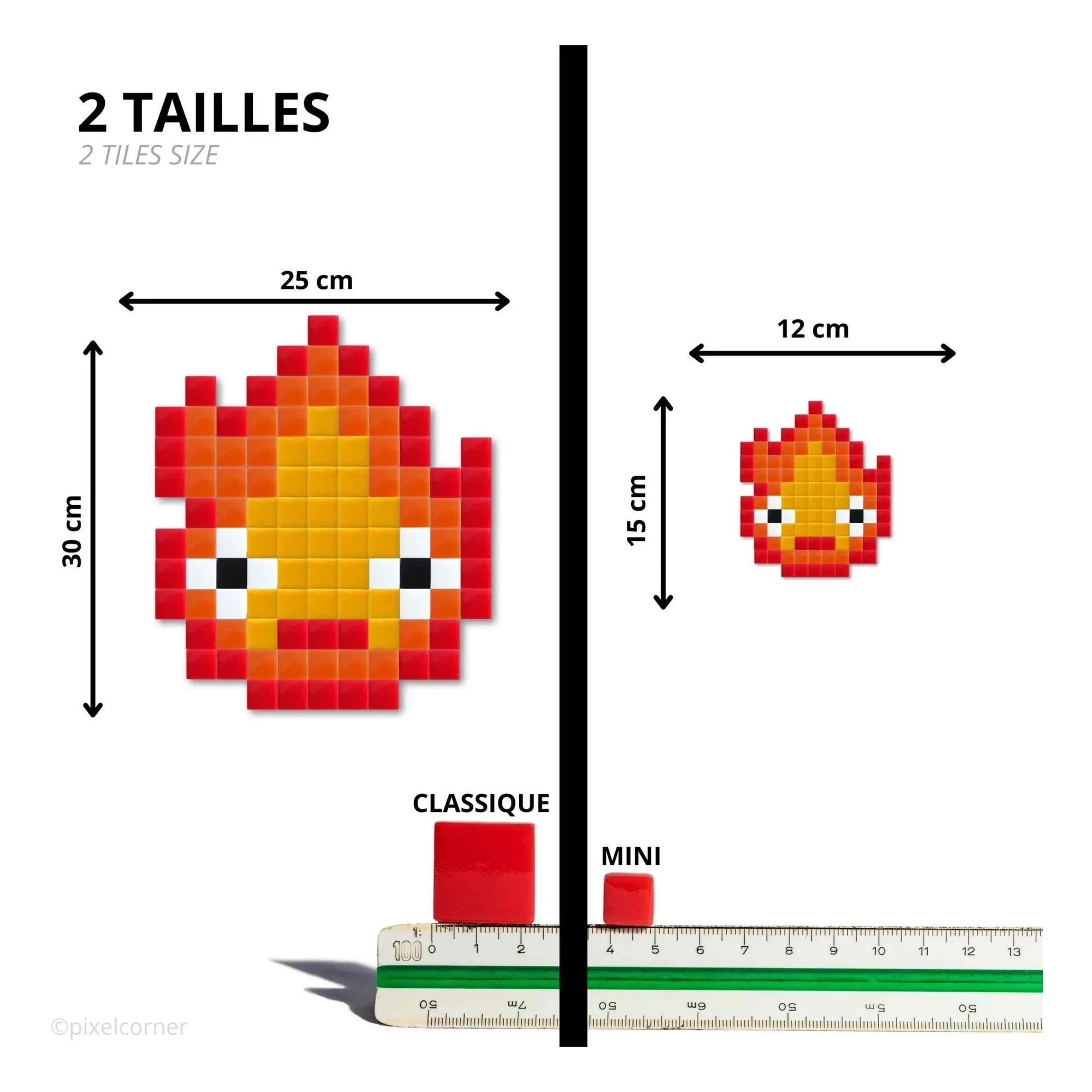 Pixel Corner - Pixel Art Seti - Sparky | Turuncu