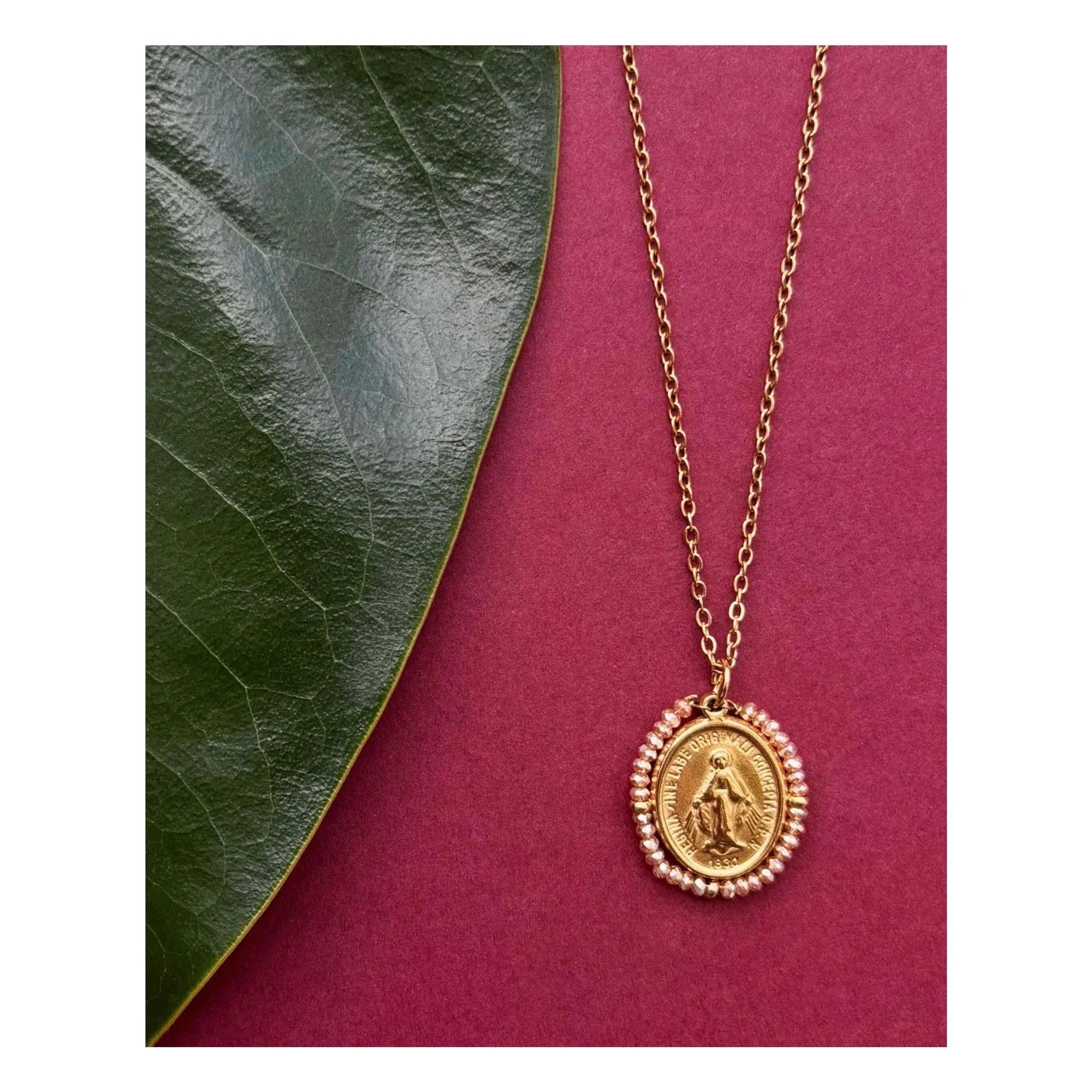 Palas - Santa Maria Glossy Necklace | Peach