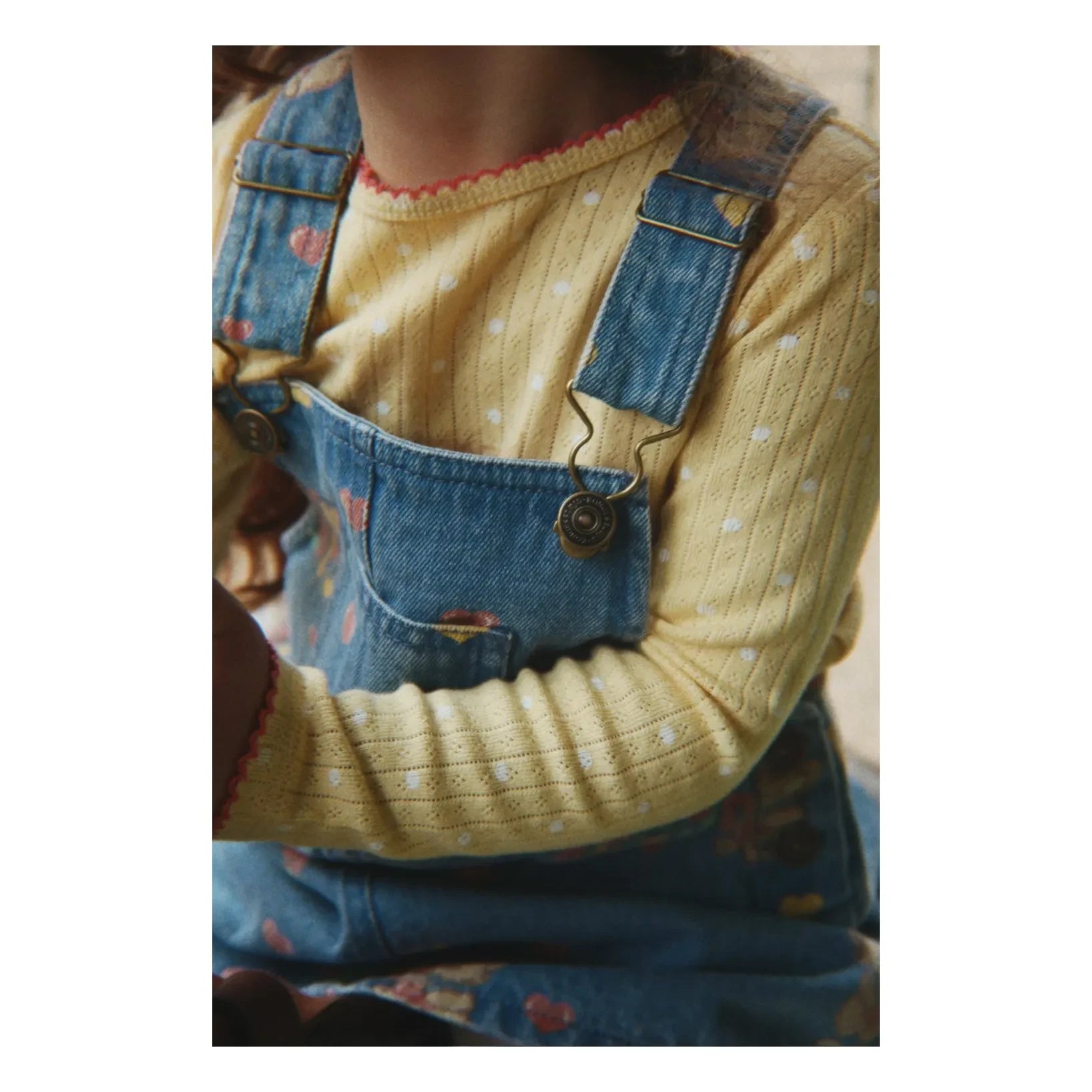 Konges Sløjd - Magot Ayı Denim Elbise, Organik Pamuk | Mavi
