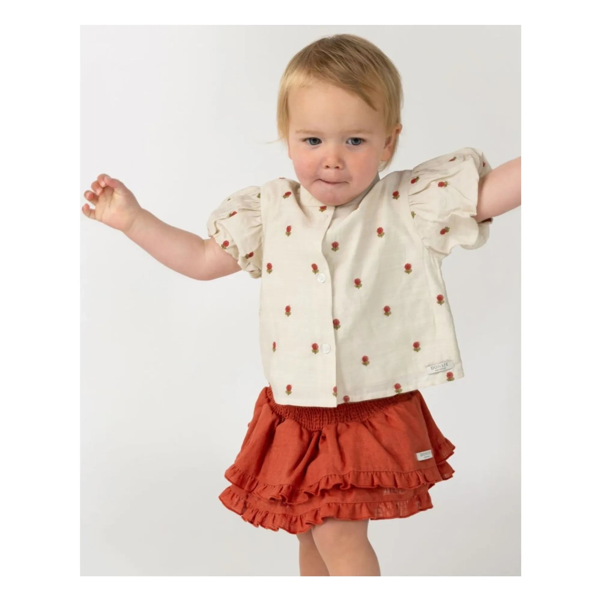 Donsje - Eliora Floral Tencel Blouse | Off-White