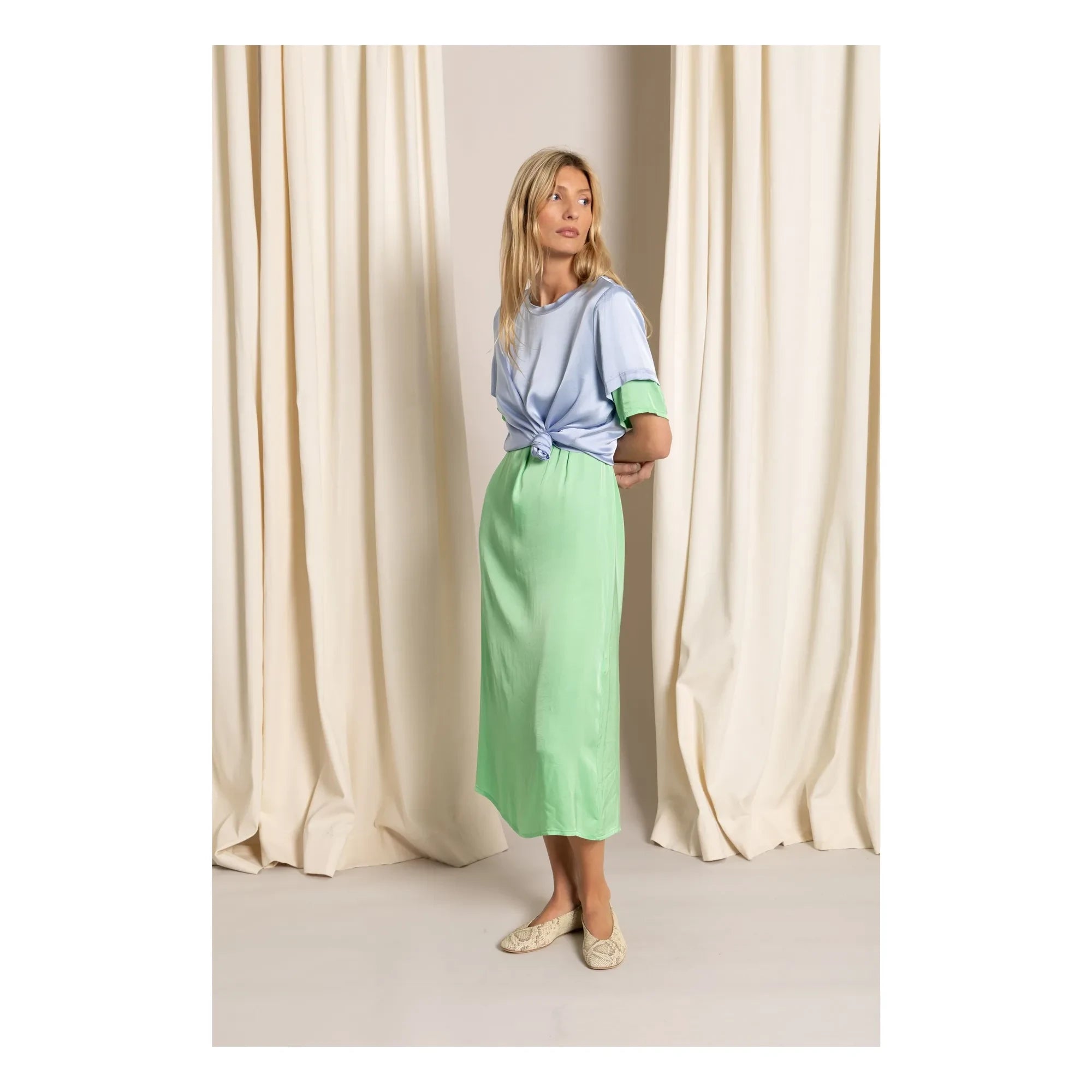 Smallable Woman - Edith T-Shirt Dress | Meadow Green