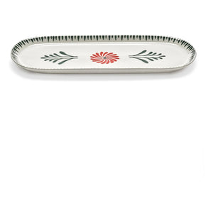 Serax - Baazar Oval Serving Plate, Waww La Table - Set of 2 | Green