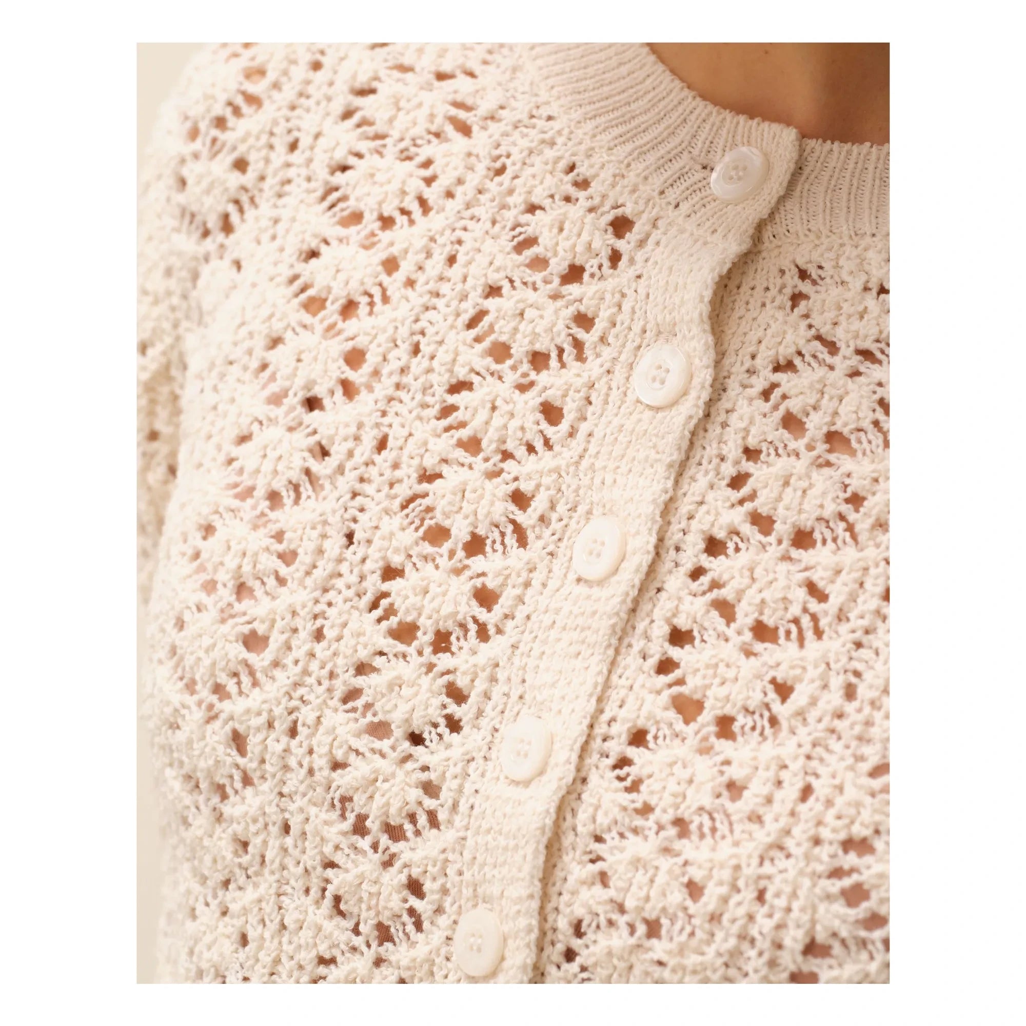 Nitah - Naya vest | Ecru