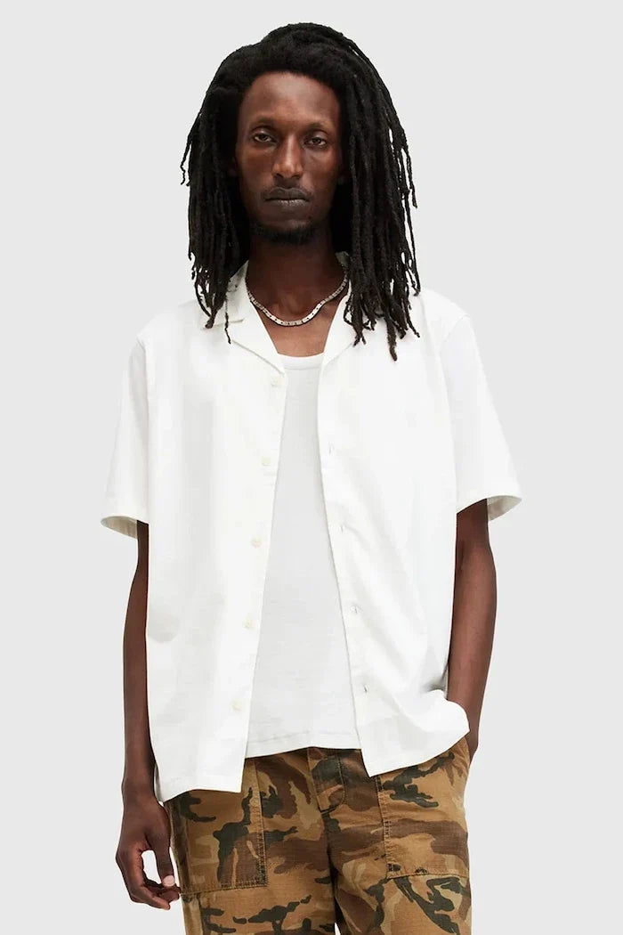 AllSaints Erkek Pamuklu Gömlek HUDSON