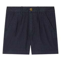Bonpoint - Charles Organic Cotton Shorts | Navy Blue