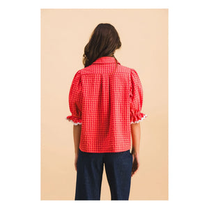 Elise Chalmin - Jim Cotton Shirt | Red