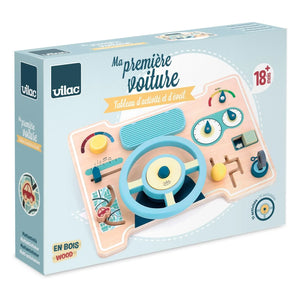 Vilac - My first car Activity and learning card