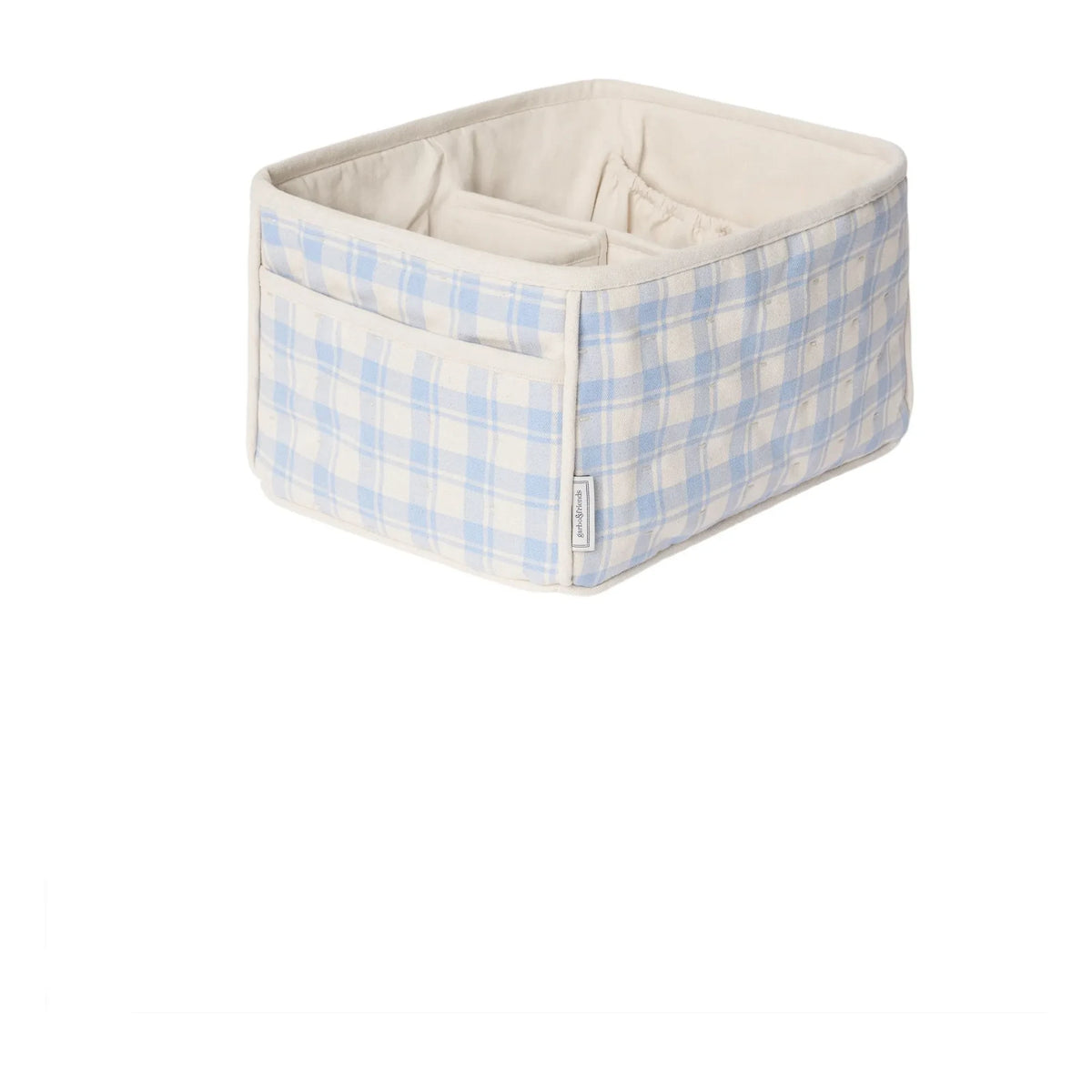 garbo&friends - Plaid Sky baby basket