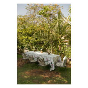 Doing Goods - Iris Checkered Tablecloth | Blue