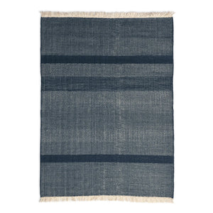 Nanimarquina - Tres Textured Rug, Elisa Padrón | Blue