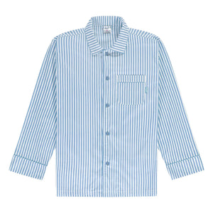 Pockies - Striped Pajama Shirt | Blue